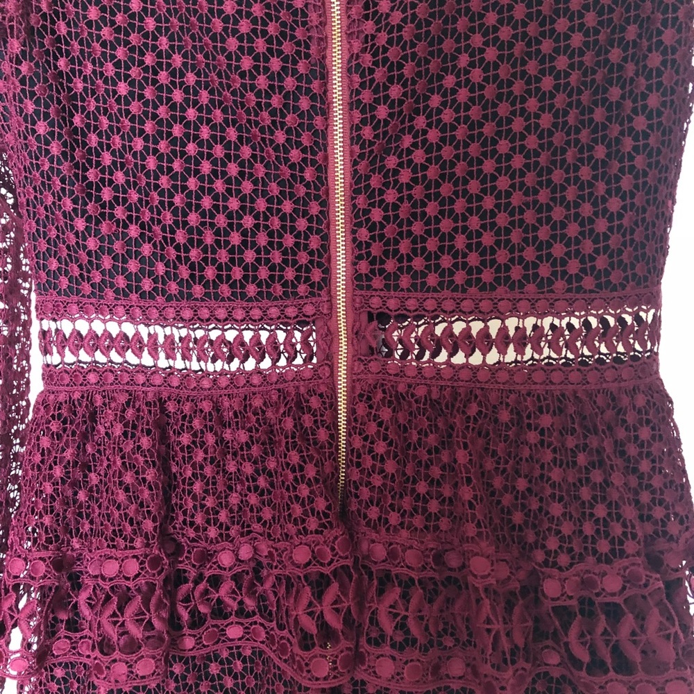 Self Portrait Burgundy dress - Picture 5 of 6